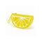 xJelly Case Lemon MINI – Pochette Beauty in PVC Trasparente Limone Effetto Glossy