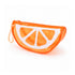 Jelly Case Orange – Pochette Beauty in PVC Trasparente Arancia Effetto Glossy