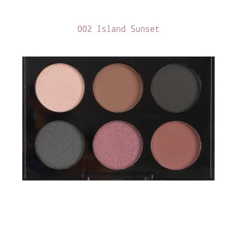 Kauai Eyeshadow Palette 6 Ombretti Opachi e Brillanti | Aloha Collection