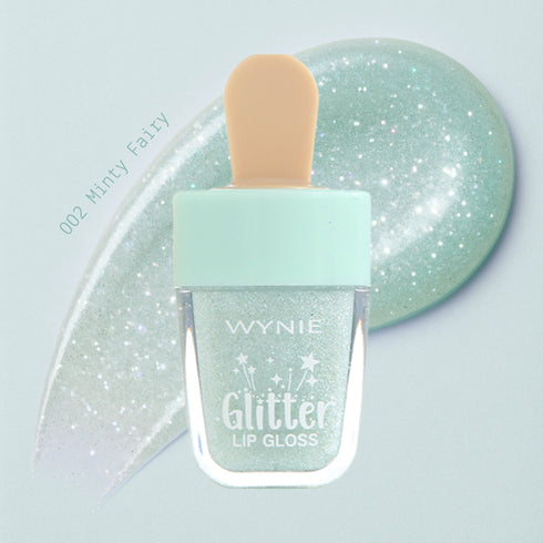 Wynie Les Mignons Mini Gelato Glitter Lipgloss 002 Minty Fairy