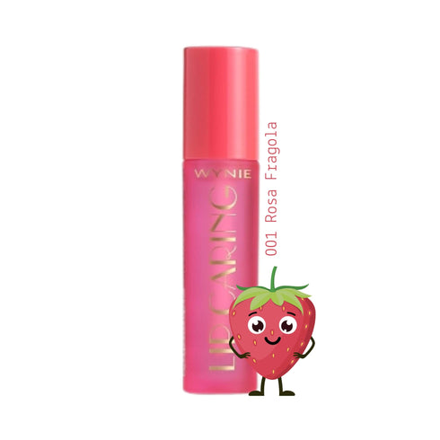 Wynie Lip Caring Oil - Olio Labbra Idratante Fruttato Trasparente 001 Rosa Fragola