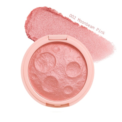 Wynie LumiNova Glow Highlighter - Illuminante Lunare Cream-To-Powder 002 Moonbeam Pink, rosa