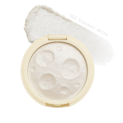 Wynie LumiNova Glow Highlighter - Illuminante Lunare Cream-To-Powder 003 Stardust Wite, bianco