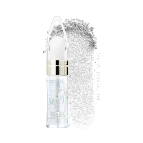Magic Colour Shine Highlighter - Illuminante in Polvere Libera Viso e Corpo 001 Crystal Galaxy, bianco