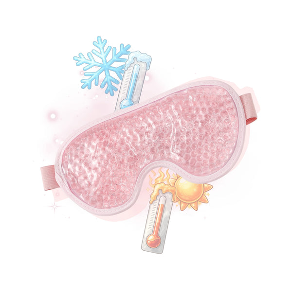 Maschera Occhi con Perle in Gel Effetto Caldo o Freddo Riutilizzabile Wynie