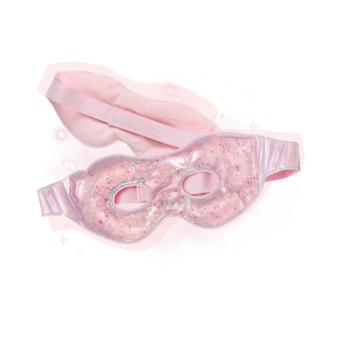 Maschera Occhi Glitterata in Gel Effetto Caldo o Freddo Riutilizzabile Wynie