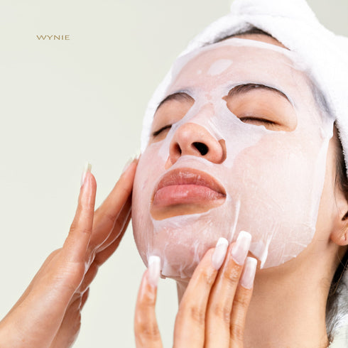 Maschera Viso in Tessuto Avocado – Nutriente e Illuminante | Wynie Facial Mask Moisture + Firm