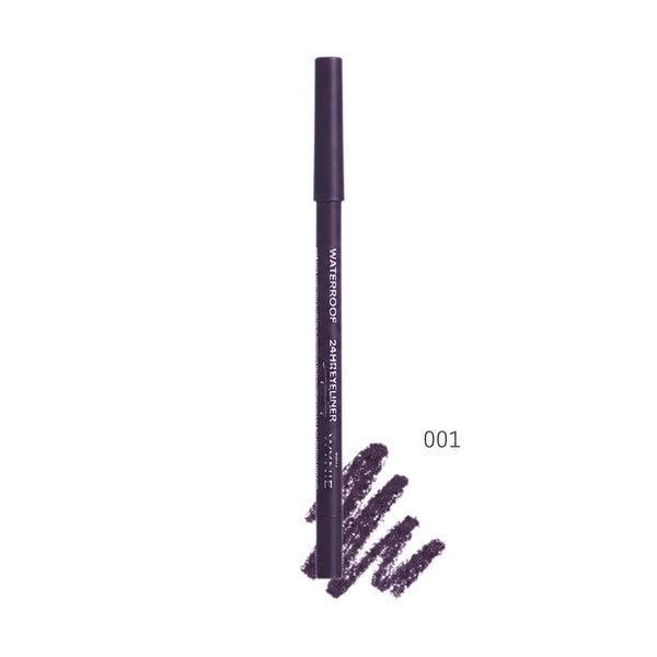 Matita Occhi Waterproof Wynie | Tratto Morbido e Lunga Tenuta 001 viola scuro