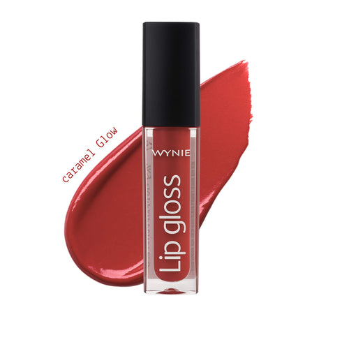 Wynie Matte Perfection Set Regalo - Festive Nude Lip Kit | Rossetto Liquido Caramel Glow, nude caldo