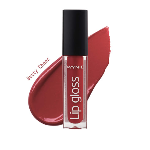 Wynie Matte Perfection Set Regalo - Festive Red Lip Kit | Rossetto Liquido Berry Cheer, rosso lampone