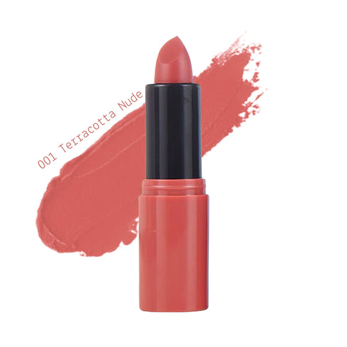 Rossetto in stick opaco Pro Matte Lipstick di Wynie Cosmetics 001 Terracotta Nude