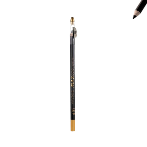 Max Color Eyeliner Black - Matita Occhi Nera con Temperino