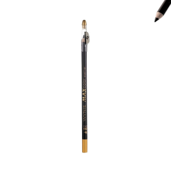 Max Color Eyeliner Black - Matita Occhi Nera con Temperino