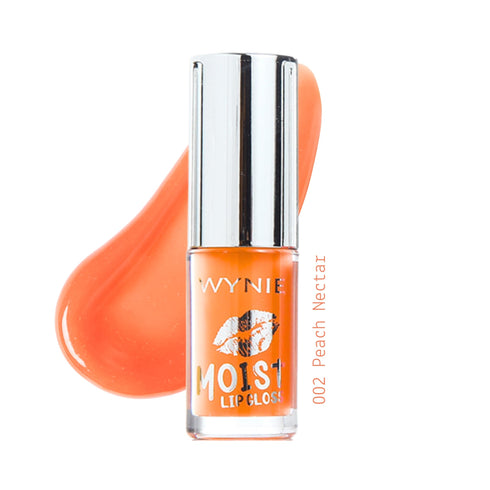 Moist Lipgloss - Lucidalabbra Idratante Wynie 002 Peach Nectar , arancione