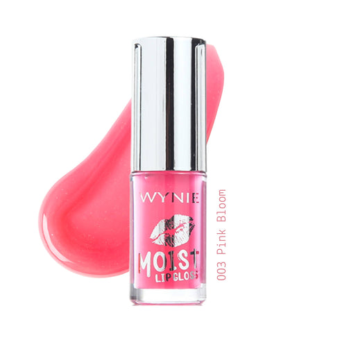 Moist Lipgloss - Lucidalabbra Idratante Wynie 003 Pink Bloom, rosa