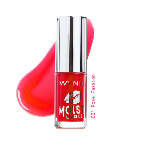 Moist Lipgloss - Lucidalabbra Idratante Wynie 004 Rose Passion, fucsia