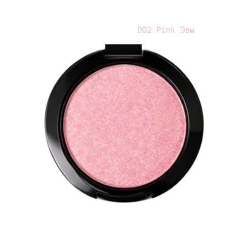 Wynie Natural Luster Highlighter - Illuminante in Polvere Effetto Glow Naturale 002 rosa
