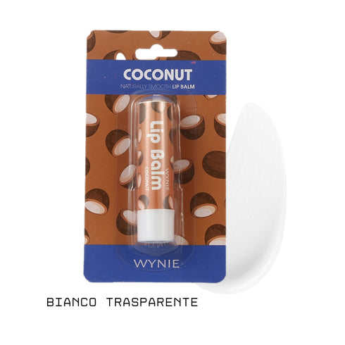 Naturally Smooth Lip Balm - Burrocacao Idratante e Levigante Fruttato e Colorato | Set 1, cocco bianco trasparente