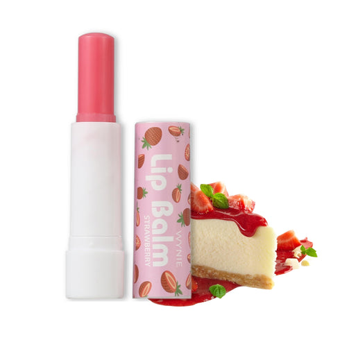 Naturally Smooth Lip Balm - Burrocacao Idratante e Levigante Fruttato e Colorato | Set 1, fragola leggermente colorato rosato