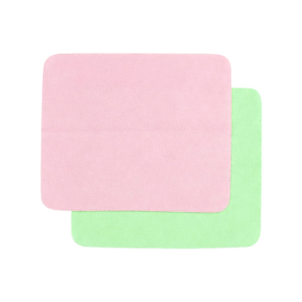Panno per Pulizia Occhiali in Microfibra Wynie | Set 2 Pezzi, rosa e verde pastello