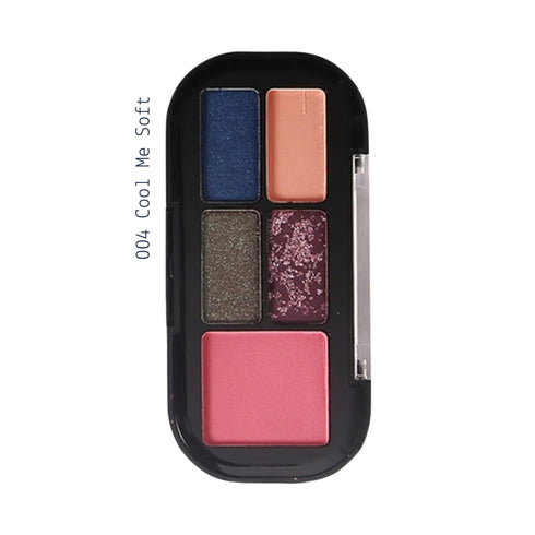 Pick Me Palette Occhi e Viso, 4 Ombretti + 1 Blush