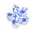 Pinza per Capelli Blu e Bianca | Toile du Jouy Wynie, fiore