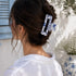 Pinza per Capelli Blu e Bianca | Toile du Jouy Wynie