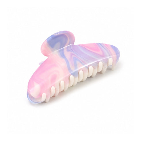 Pinza per Capelli Marmorizzata Pastello Wynie, rosa, lilla e azzurro