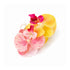 Pinza per Capelli Orchidea Tropicale Wynie, giallo e fucsia