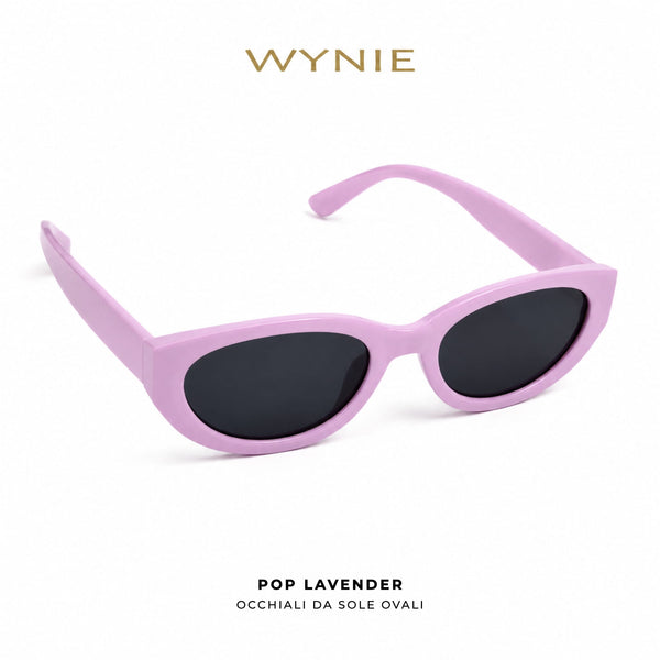 Pop Lavender | Occhiali da Sole Ovali Lilla WYNIE
