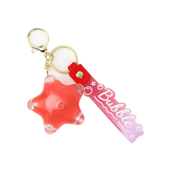 Portachiavi Bubble Love Wynie – Charm Liquido con Cuoricini in Movimento