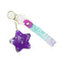 Portachiavi Bubble Love Wynie – Charm Liquido con Cuoricini in Movimento, viola