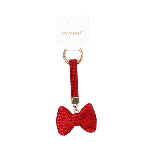 Portachiavi Fiocco Strass Wynie – Charm Brillante per Chiavi e Borsa