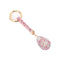Portachiavi Goccia Strass Wynie – Charm Brillante per Chiavi e Borsa Rosa Multi-Riflesso