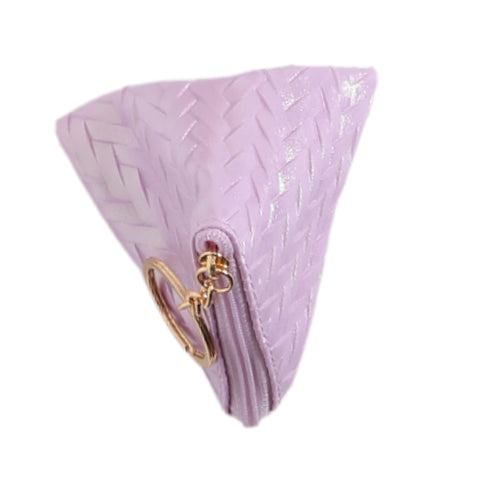Portachiavi Mini Pouch Charm Wynie - Custodia Zip Portamonete e per Piccoli Oggetti, lilla cangiante