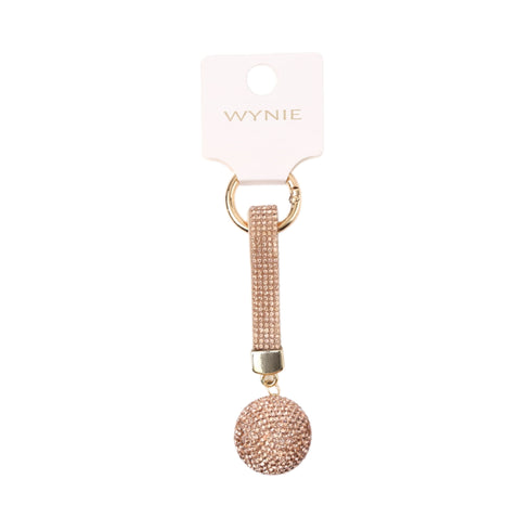Portachiavi Palla Strass Wynie – Charm Brillante per Chiavi e Borsa