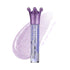 Queeny Soft Glow Lipgloss – Lucidalabbra Semi-Trasparente con Micro-Glitter Luminosi 001, viola