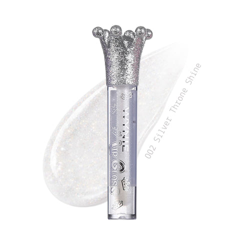 Queeny Soft Glow Lipgloss – Lucidalabbra Semi-Trasparente con Micro-Glitter Luminosi 002