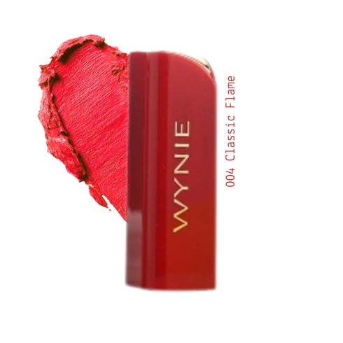 Rossetto Matte Automatico Wynie | 6 Colori Intensi e Vellutati 004 rosso intenso