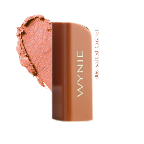 Rossetto Matte Automatico Wynie | 6 Colori Intensi e Vellutati 006 nude caramello