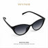 Noir Eclipse | Occhiali da Sole Cat-Eye Nero con Lenti Sfumate