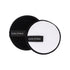 Set 2 Spugnette Viso Wynie Riutilizzabili Tonde – Struccanti e Detergenti Lavabili, nero e bianco