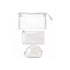 Set di Beauty Bag Effetto Olografico Perlato bianco