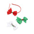 Cerchietto e Fermagli per Capelli Fiocco Natale – Set 3 Pezzi Rosso, Verde, Bianco | Wynie Christmas Collection