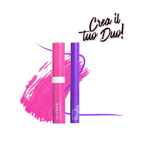 Set Colorful Mascara + Brights Eyeliner | Crea il tuo Duo Occhi Colorato Wynie