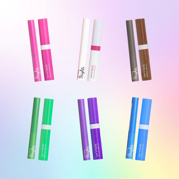 Set Colorful Mascara + Brights Eyeliner | Crea il tuo Duo Occhi Colorato Wynie