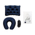 Set da Viaggio WYNIE - Cuscino Cervicale Gonfiabile, Supporto Multifunzione e Mascherina per Dormire | 3 Pezzi, blu navy