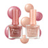Set Smalti Wynie 7 Days - Fairy Shine Nail Polish Duo | Edizione Limitata per le Feste, rosa caldo e champagne rosé, finish perlato