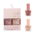 Set Smalti Wynie 7 Days - Fairy Shine Nail Polish Duo | Edizione Limitata per le Feste, rosa caldo e champagne rosé, finish perlato