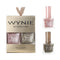Set Smalti Wynie 7 Days - Golden Fairy Nail Polish Duo | Edizione Limitata per le Feste, rosa perlato e oro glitter
